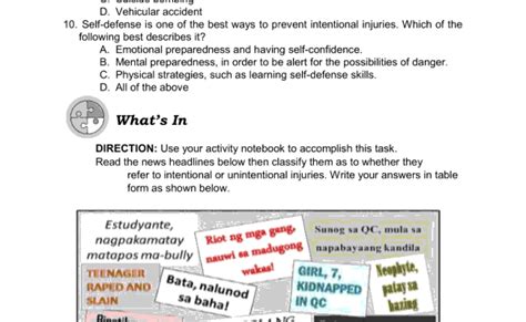 e libro grade 9|Quarter 4 Module 2: Intentional Injury (Domestic Violence).